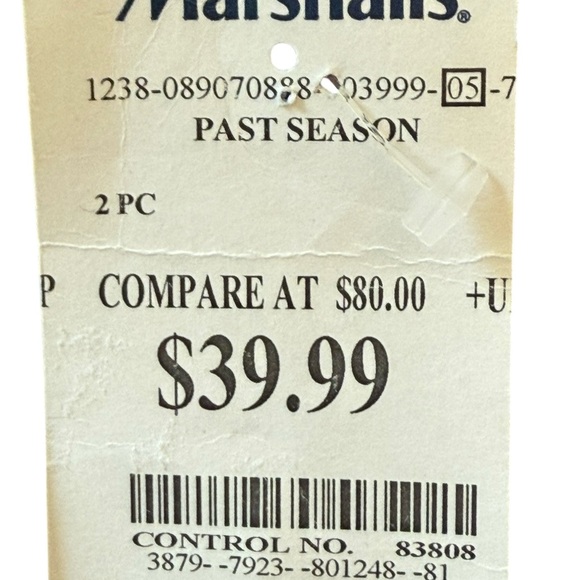 Isabella Rose Striped Pink and Black Bikini Set Size Small NWT - Picture 8 of 15